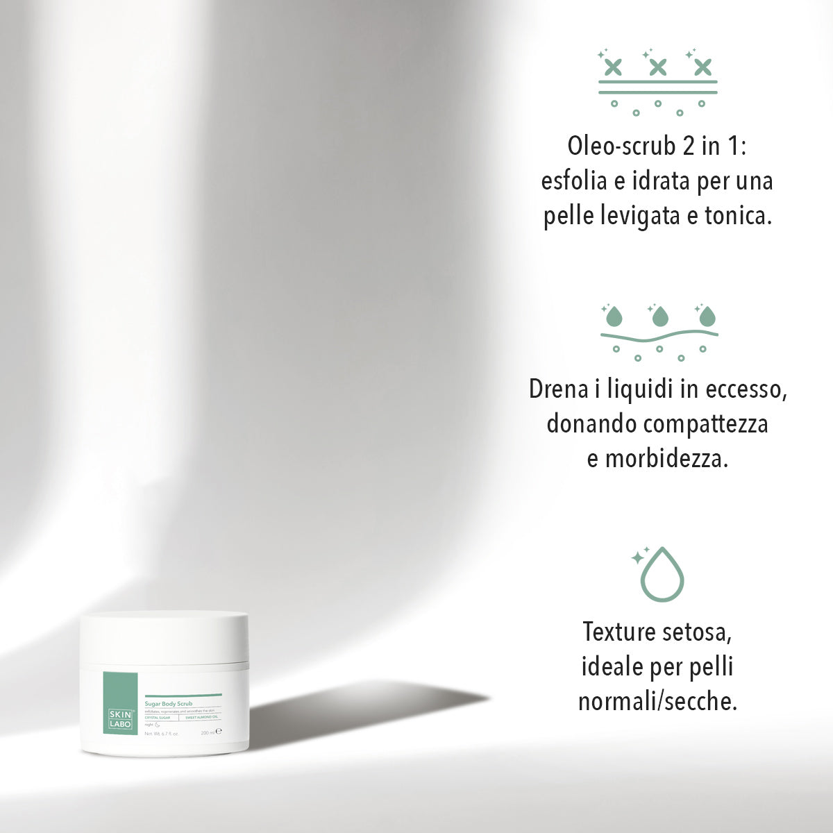 EXFOLIANT DE CORP CU ZAHĂR