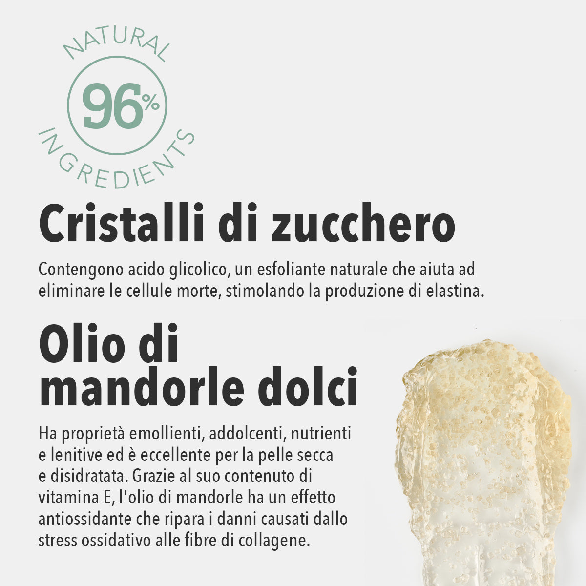 EXFOLIANT DE CORP CU ZAHĂR