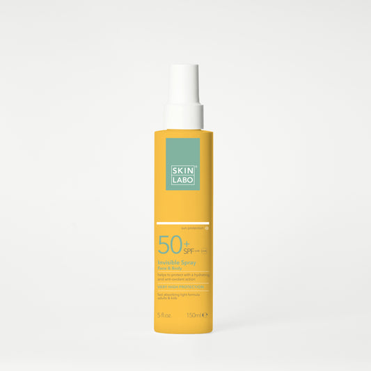 SPRAY INVIZIBIL PENTRU FAȚĂ ȘI CORP SPF 50+: -25%!